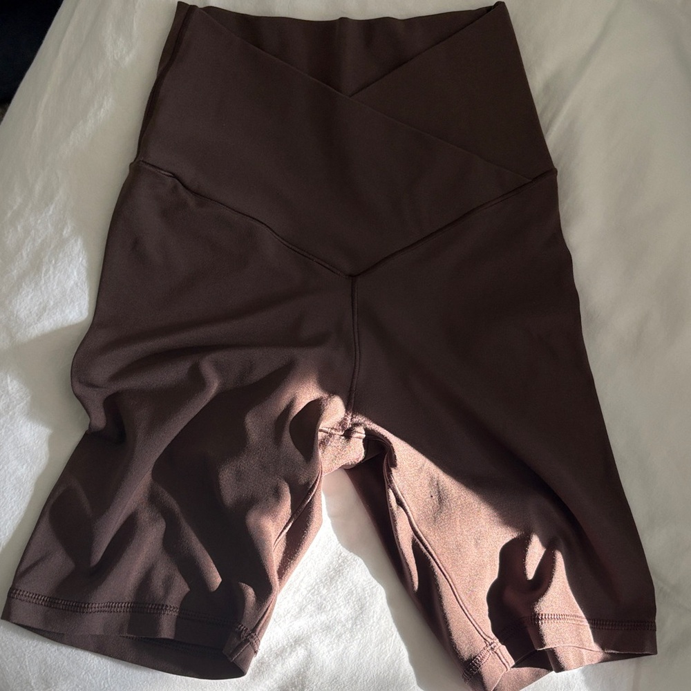 Aerie crossover biker shorts
